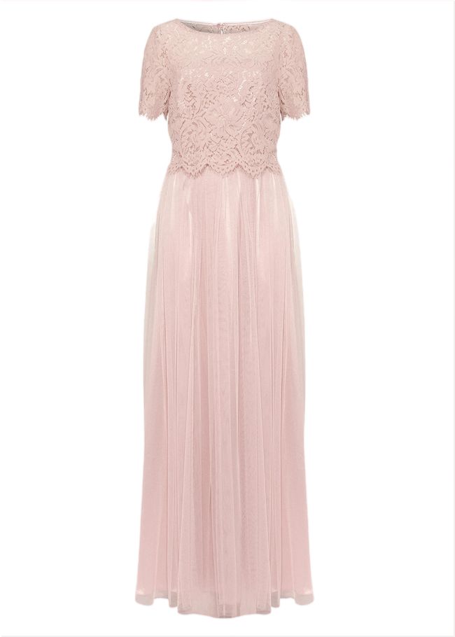  Kiera Lace Tulle Maxi Dress Petal 208727313