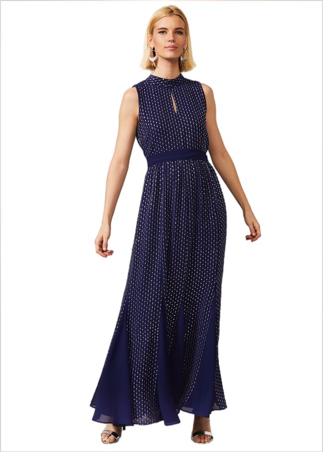  Pippa Embellished Blouson Dress Cobalt 209347751