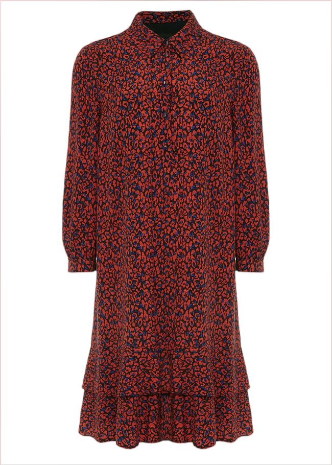  Penele Animal Print Dress Spice/Ink 220616261