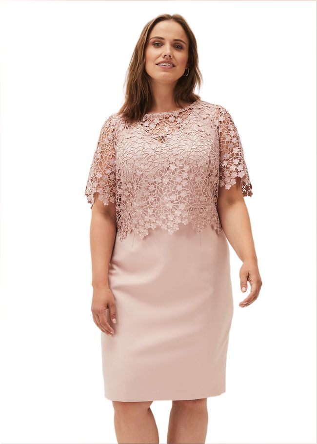  Mariposa Lace Dress Antique Rose 220650840
