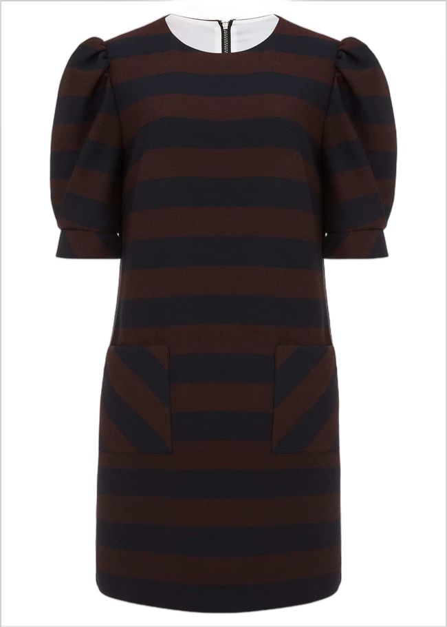 Maple Stripe Dress Navy/Chestnut 220684934
