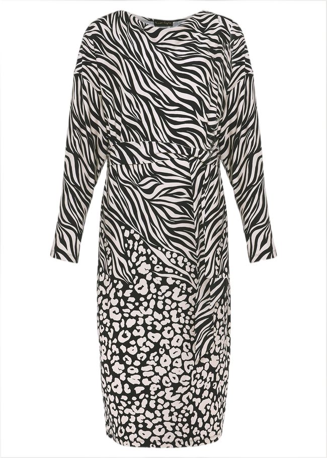  Kora Animal Print Dress Multi-Coloured 220746000