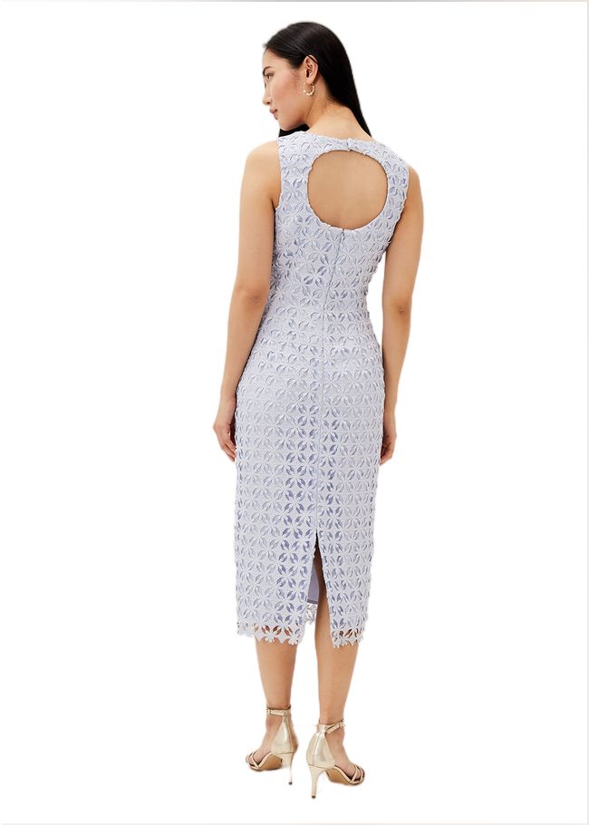 Novah Lace Midi Dress Sky Blue 220874887