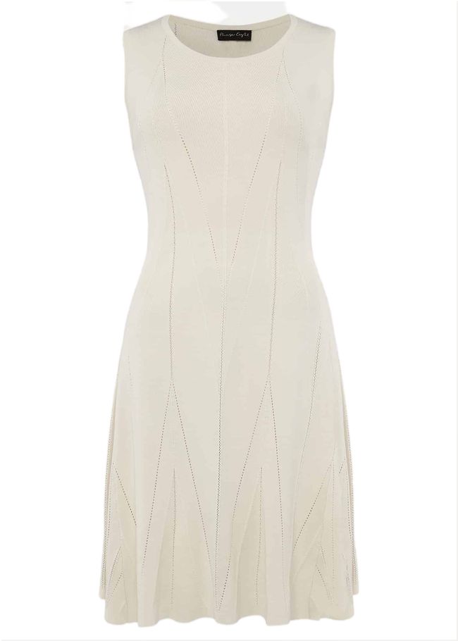  Jaya Stitch Detail Dress Buttermilk 221000951