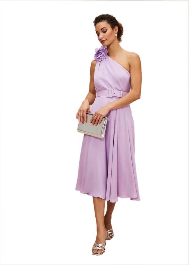  Kiki One Shoulder Midi Dress Crocus 221402724