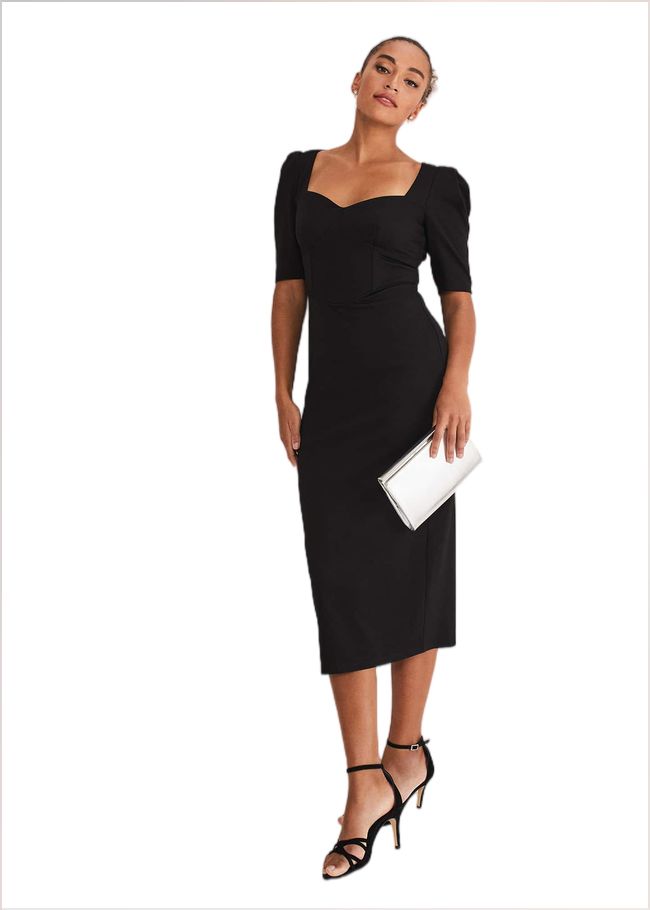  Indy Corset Bodycon Dress Black 221403050