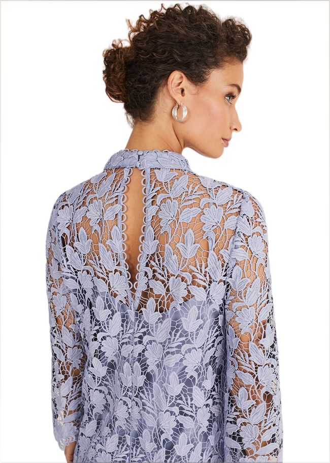  Verity Floral Lace Dress Cornflower 221428853