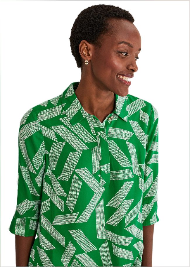 Penele Abstract Mini Dress Green 221519693