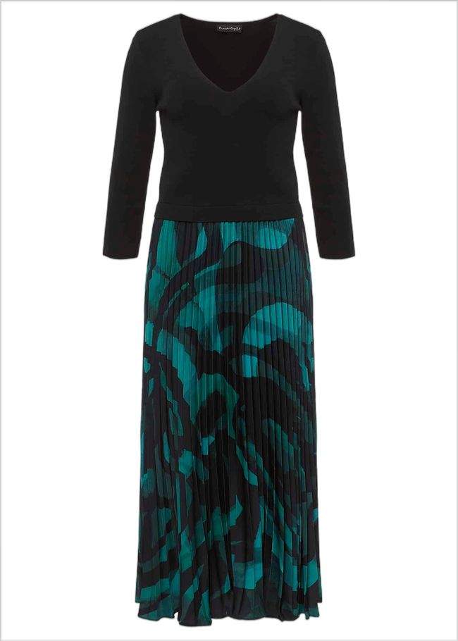  Sia Swirl Print Midi Dress Multi-Coloured 221853000
