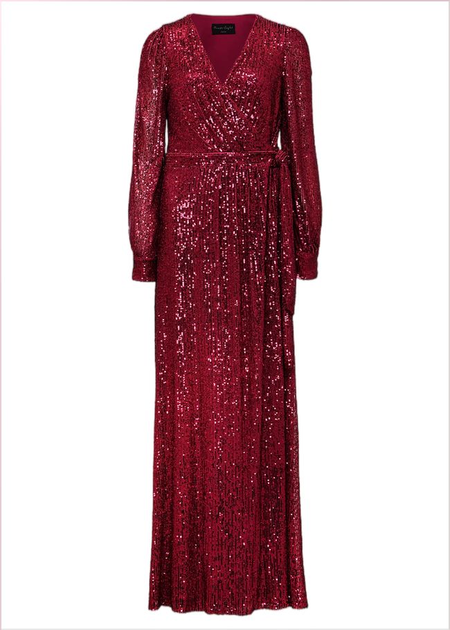  Petite Amily Pink Sequin Maxi Dress Pink 221938300
